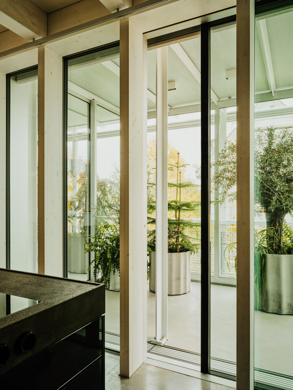 Air Lux Reference Apartment Building St. Gallen Sliding Window Balcony