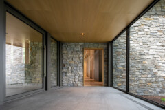 Air Lux Reference Private House Minnesota Usa Entrance Pivot Door Closed