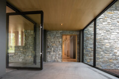 Air Lux Reference Private House Minnesota Usa Entrance Pivot Door Opened