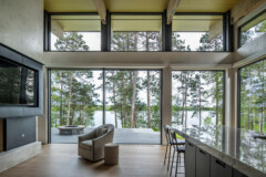 Air Lux Reference Private House Minnesota Usa Sliding Window Living Room