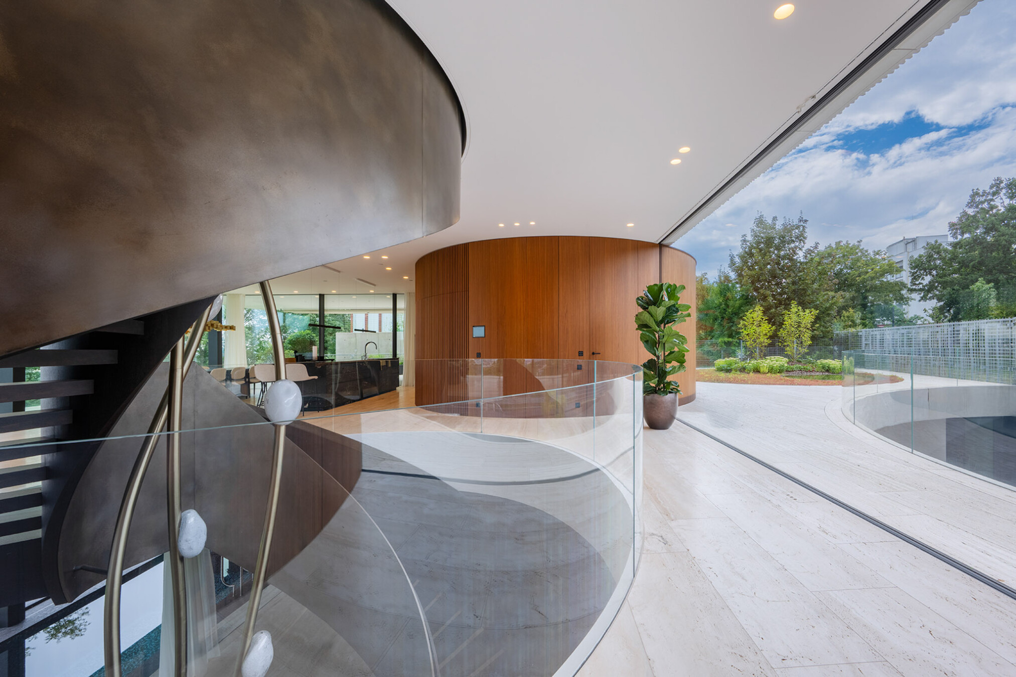 Air Lux Reference Villa In Czech Republic All Glass Railing