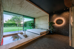 Air Lux Reference Villa In Czech Republic Sliding Window Living Room Wellness