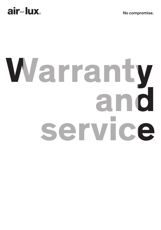Air Lux Service Brochure EN Thumbnail