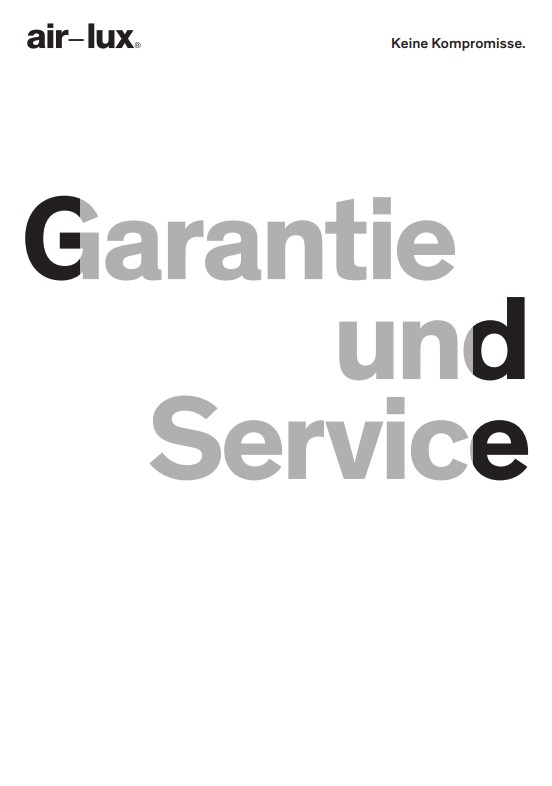 Air Lux Servicebroschüre Thumbnail