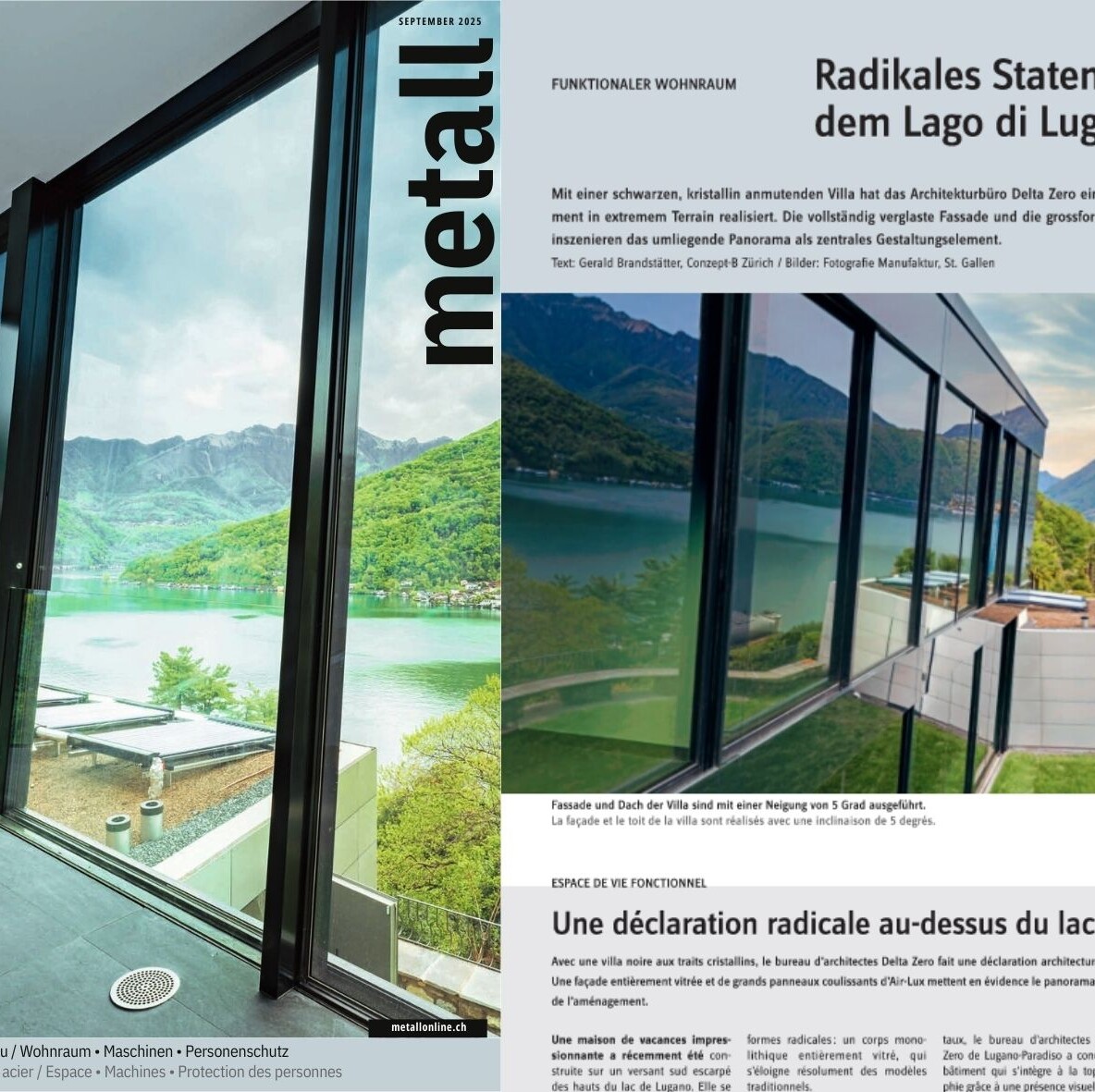 Air Lux Titelbild Medienbericht Metall