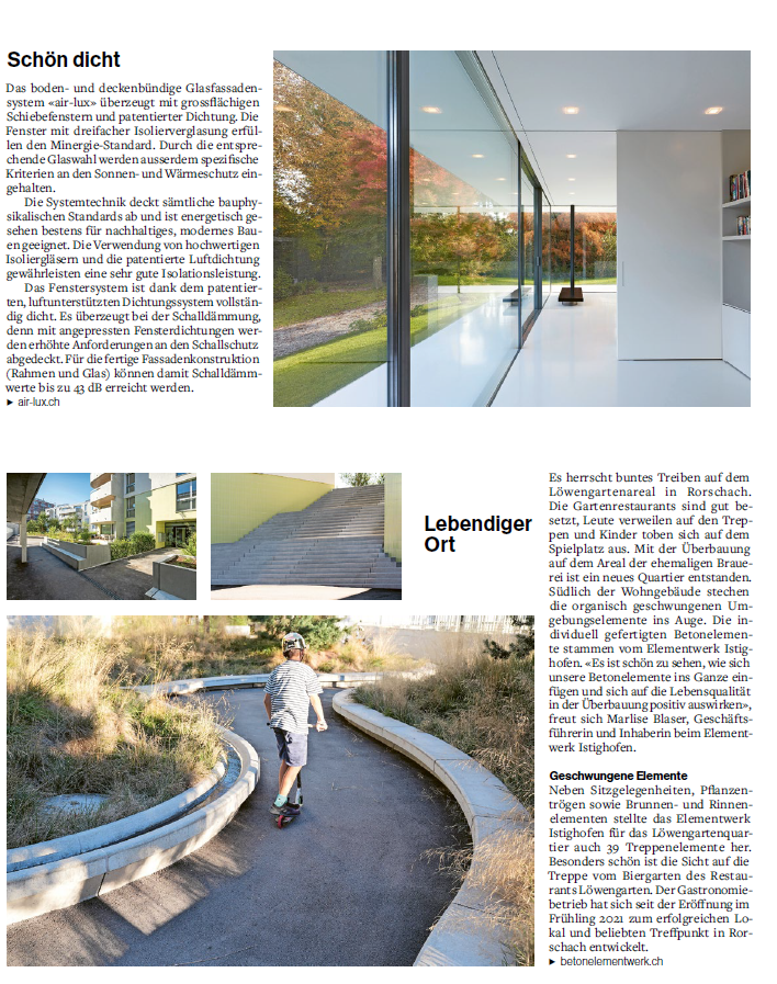 Architektur+Technik Schönd Dicht Lebendiger Ort Air Lux 2022