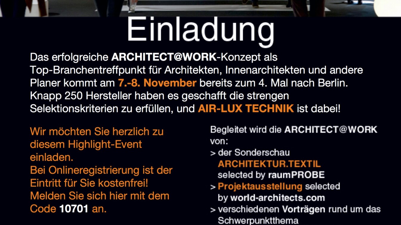 Blog Architect At Work Berlin 2018 Air Lux 1