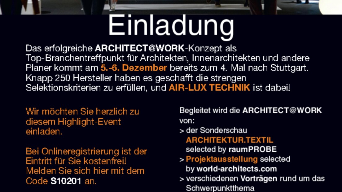 Blog Architect At Work Stuttgart 2018 Air Lux 1