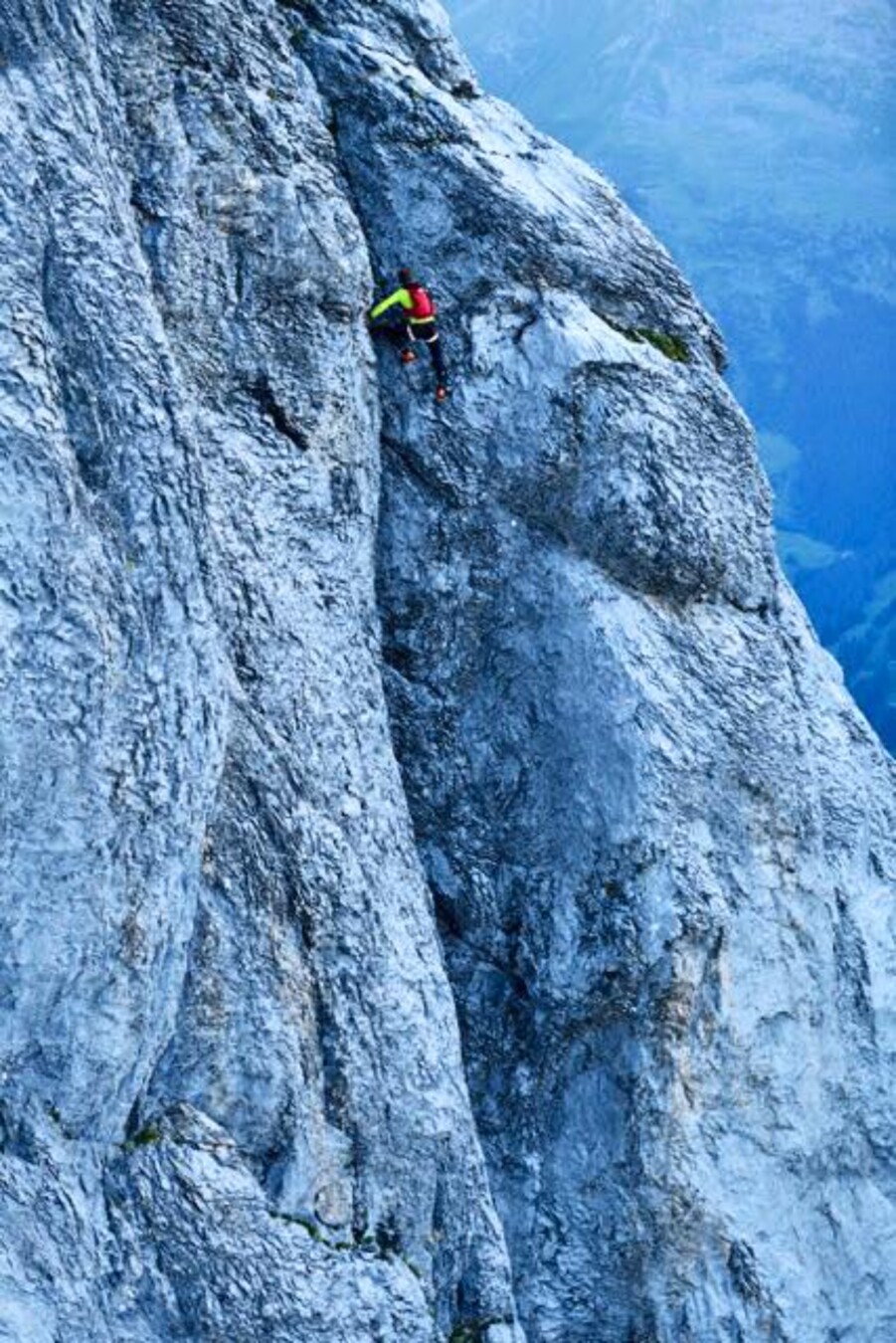 Mountain running and climbing