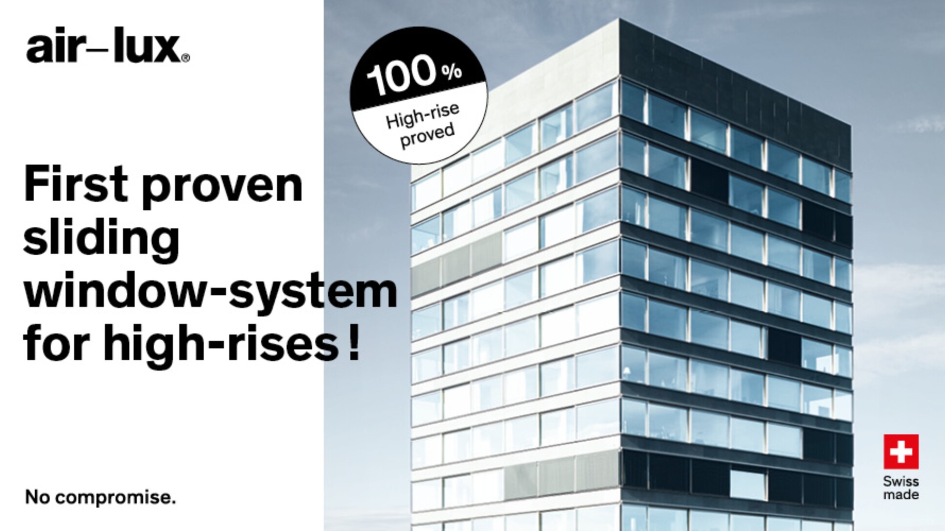Blog The first sliding window system for high-rise buildings: air-lux passes impermeability tests in the USA Air Lux 1