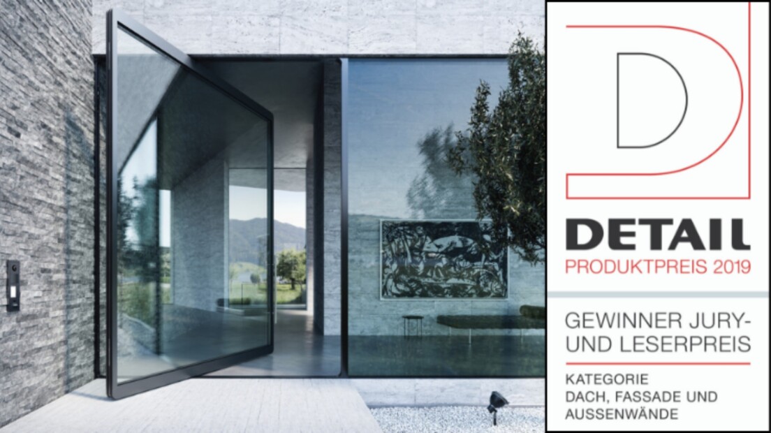 Blog Pivoting door wins DETAIL Product Award 2019 Air Lux 1