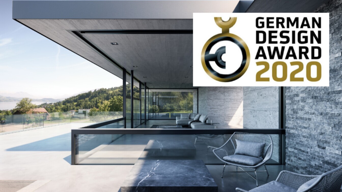 Blog Zweifacher Winner German Design Awards 2020 Senkfenster Pivottüre Air Lux 1