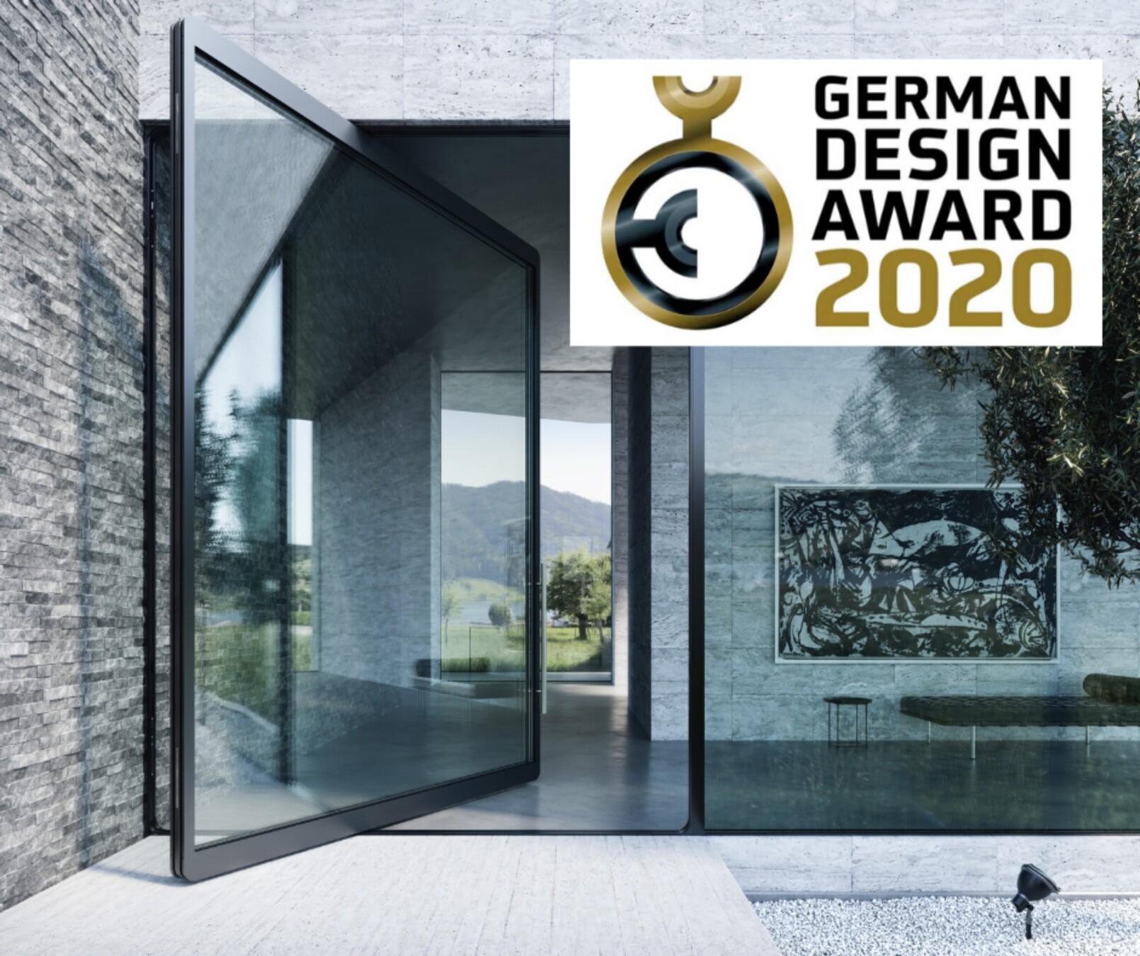 Blog Double Winner German Design Award 2020: descending window & pivoting door Air Lux 2